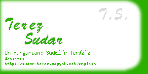 terez sudar business card